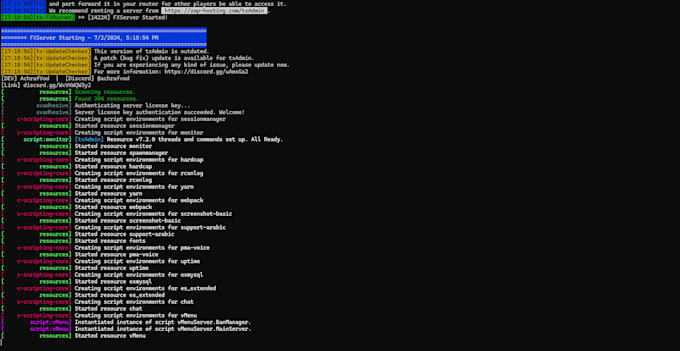 start new fivem server with you from scratch