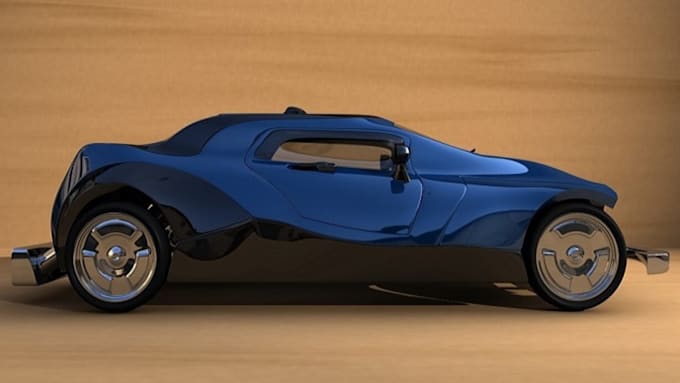 create awesome 3d car modeling and realistic render
