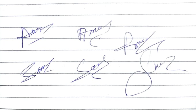 Hand write any thing a good cursive writhing by Emadullah11 Fiverr
