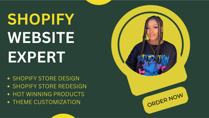 create shopify store design, shopify website design, shopify website redesign