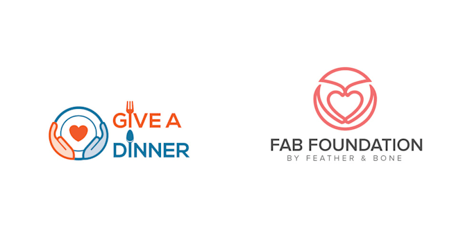 design foundation, charity, nonprofit and fundraising logo