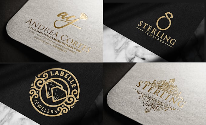do jewelry logo design with unlimited revisions