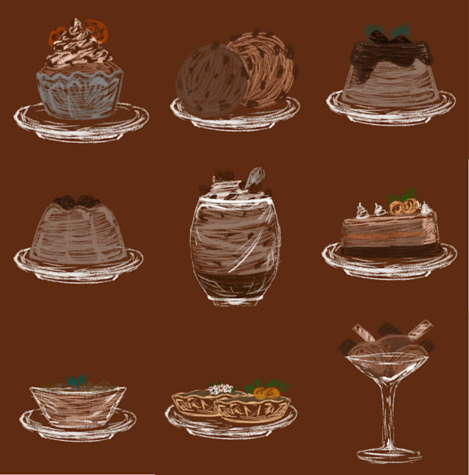 diseño de iconos en diferentes formas de dibujo 2d