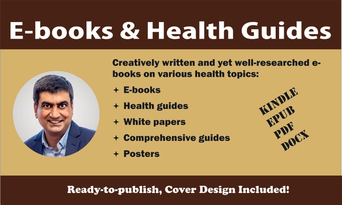 write ebook, book, or health guides