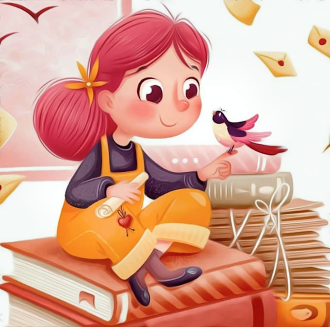 Draw children story book illustrations for you by Rammonvopper Fiverr