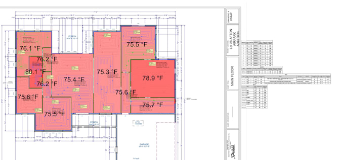 design professional underfloor heating systems with loopcad and heat loss