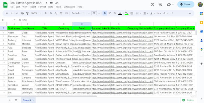 do b2b linkedin lead generation and web research