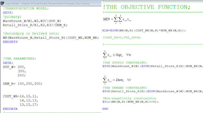 Model linear programming optimization problems by Raoyasir05 | Fiverr