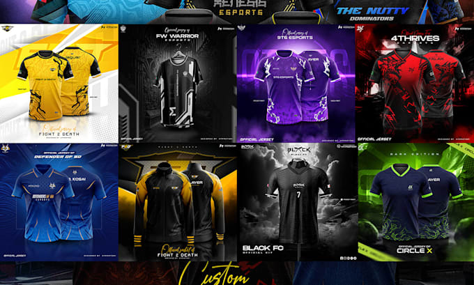 do custom jersey design with ready sublimation print file
