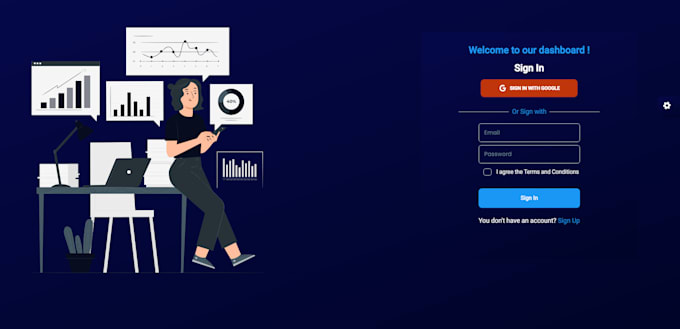 create your attractive login registration page