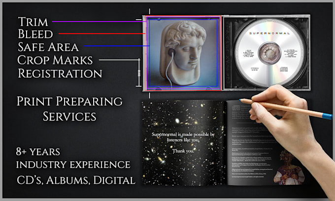 prepare your album for print or music platforms