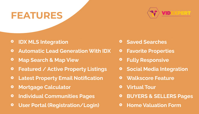 build idx mls real estate website for agents, brokers, teams
