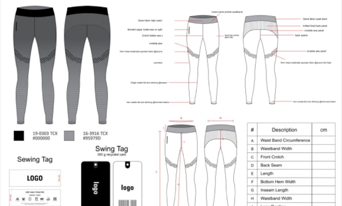 create your activewear fitness tech pack