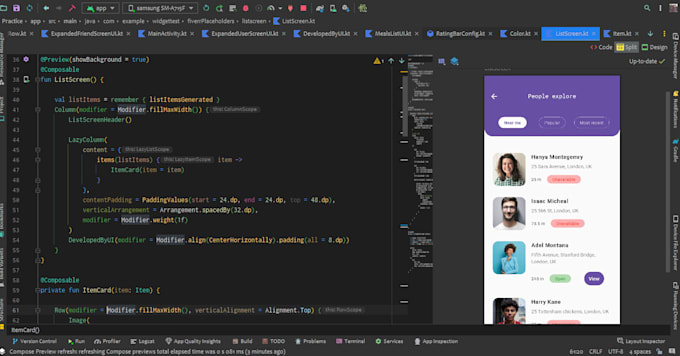 convert android app from XML to jetpack compose