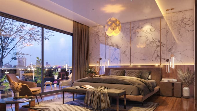 do archl and interior photorealistic rendering and animation