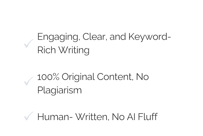be your SEO content writer