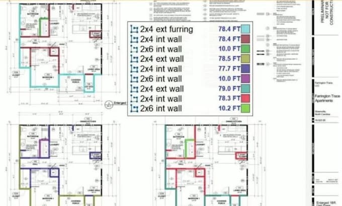 provide drywall material takeoff and cost estimation