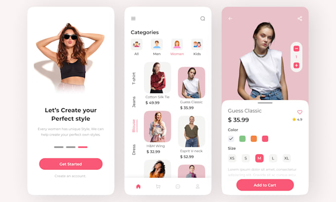 Create mobile app ui ux design by Irfankarim968 | Fiverr