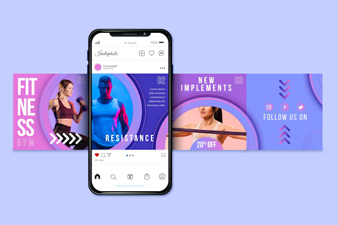 create a carrousel for instagram or linkedin