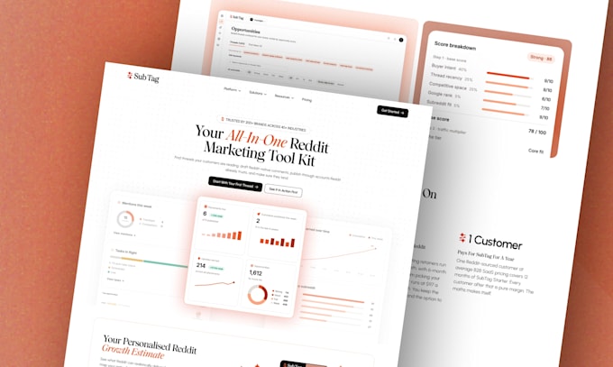 do figma landing page, website ui ux design or figma design