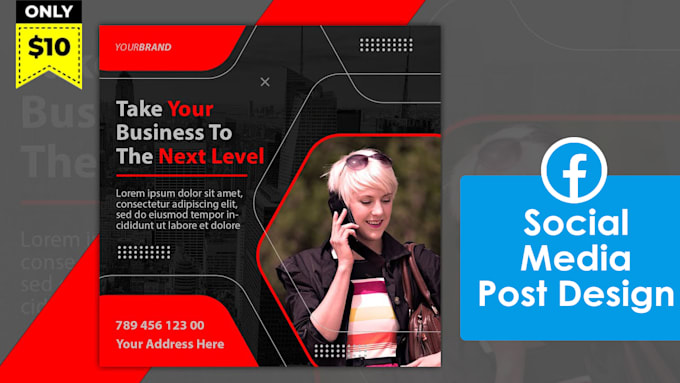 design elegant facebook ads,post,banner ads or cover