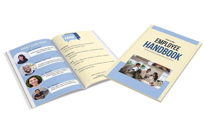 design PDF booklet, product descriptions, user manual, guides, training