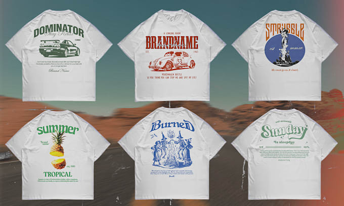 do awesome streetwear, edgy, y2k for your clothing brand