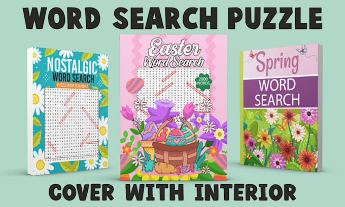 Design Custom Word Search Puzzle Activity Book For Amazon Kdp Puzzles Design Custom Word Search Puzzle Activity Book For Amazon Kdp Puzzles