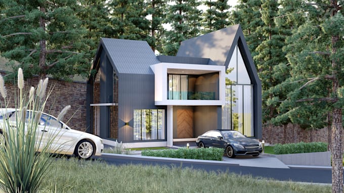 design 3d exterior realistic renders high quality