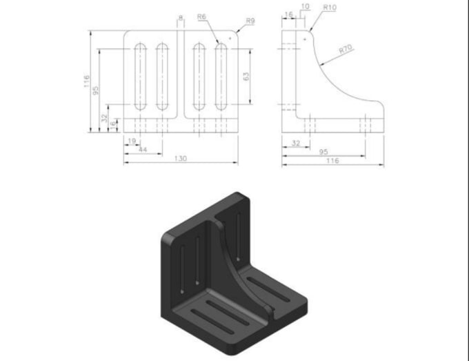 do professional 3d modelling and 2d drawing in solidworks for 3d printing