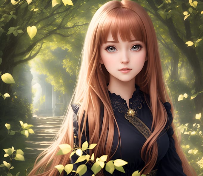 Create stunning custom realistic anime art for you using ai by Povazen