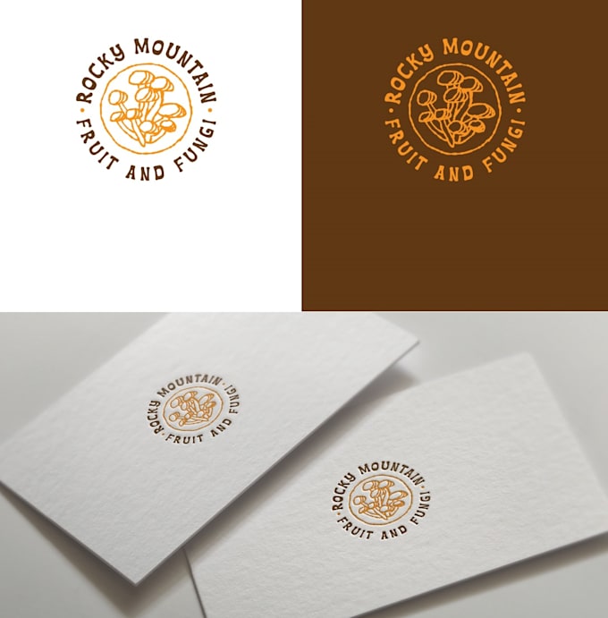 do make an modern custom mushroom logo