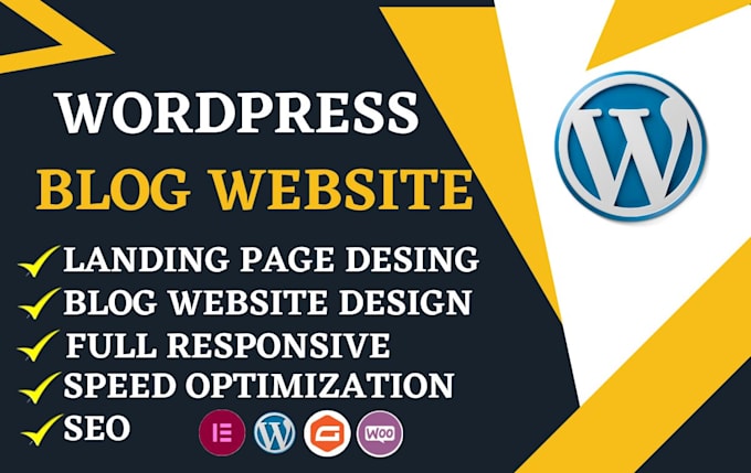 build wordpress blogs or business website with wordpress template