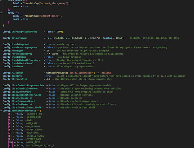 Create a proffesional fivem esx server by Monisillo | Fiverr