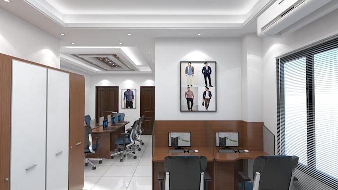 do interior realistic rendering house