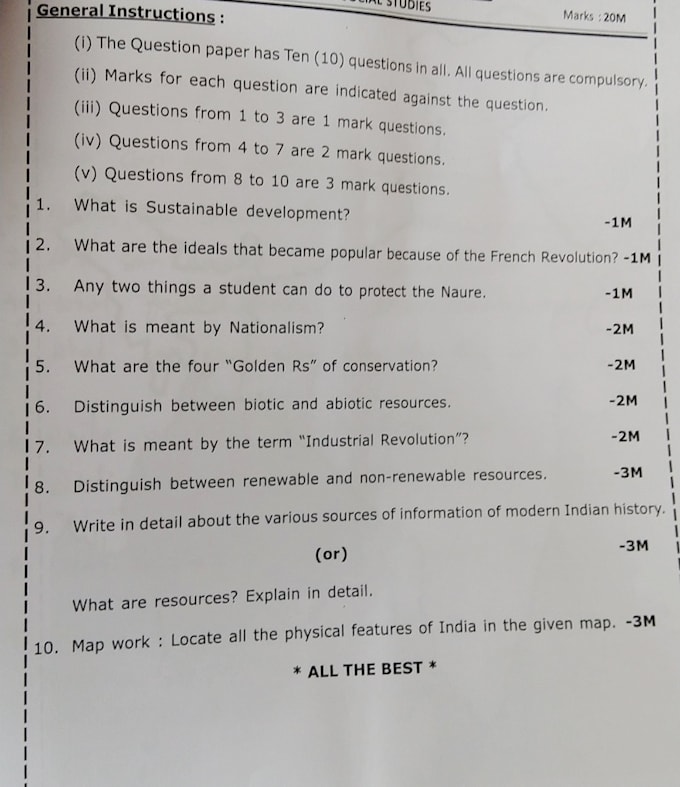 Create social science quiz exam questions and worksheets by Umadevi470