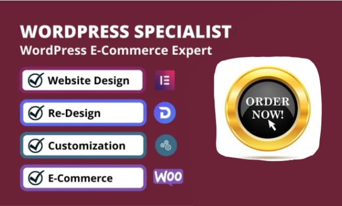 Create wordpress website design and redesign divi wordpress website