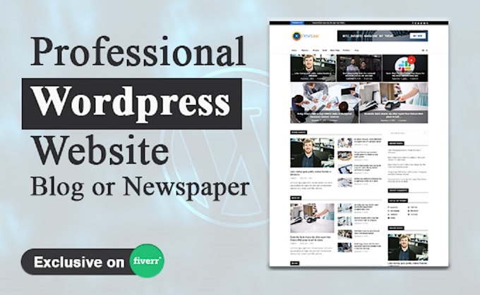 build or redesign your blog, magazine or newspaper wordpress website