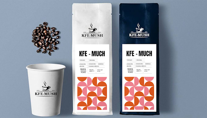 do coffee or tea packaging and label design for you