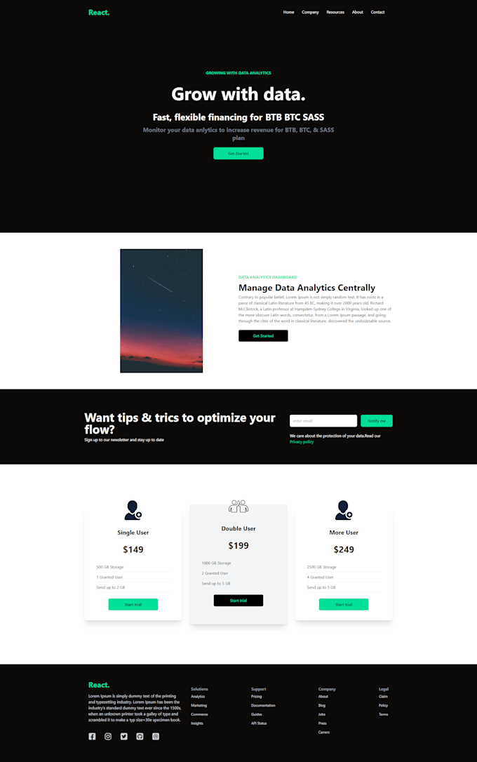 create business website for you