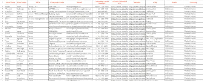 do targeted b2b lead generation, email list building, web research, data entry