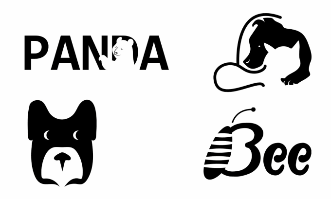 design a minimalist negative space logo