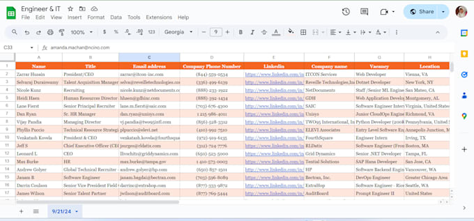 collect recruitment leads from indeed, linkedin or other job website