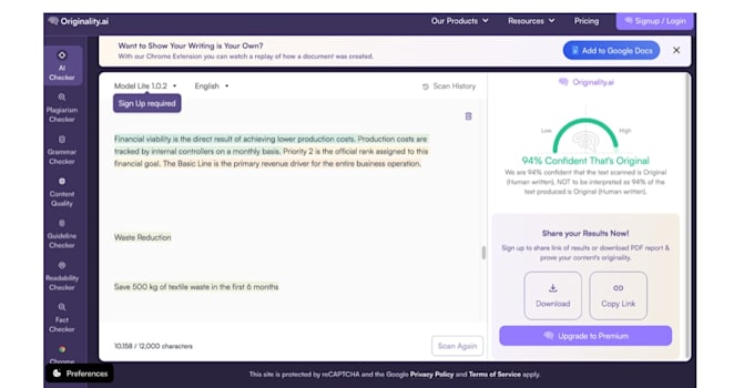 rewrite ai content to pass ai detectors