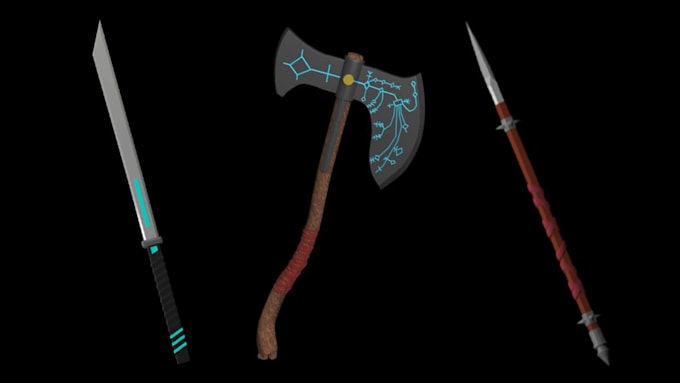 do 3d character and object models for games and print