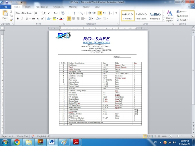 Pdf to ms word typing by Rasheed1226 | Fiverr
