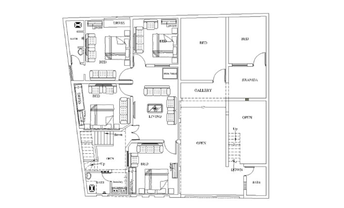 be your architect, draftsman for house plan, commercial architecture in autocad
