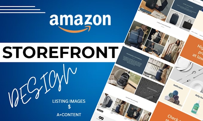 design and create professional amazon brand storefront