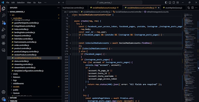 be your node js developer for developing apis and backend
