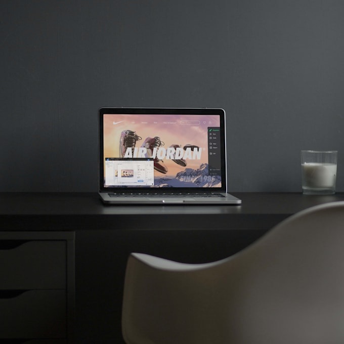 design a clean and modern website or landing page